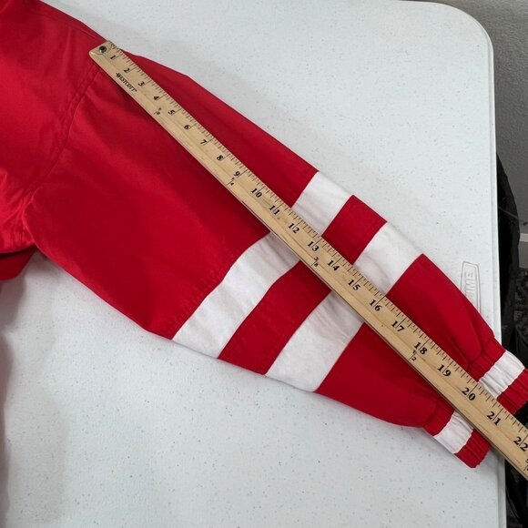 Izzi Spirit Red & White Jacket Vintage Preppy Nautical - Picture 8 of 16